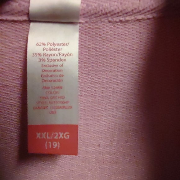 LOVE Zip Long Sleeve Top XXL(19) - Picture 6 of 9